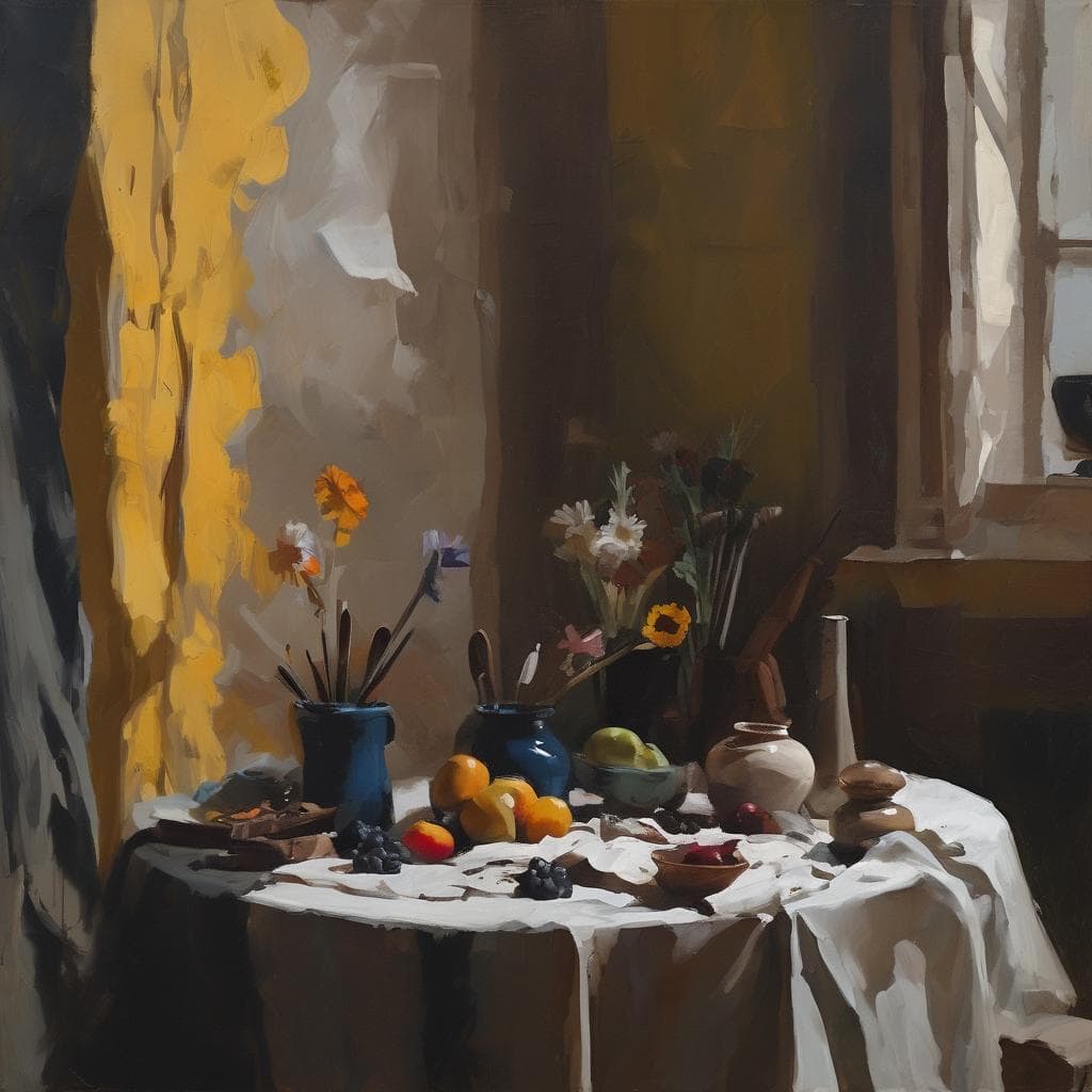 Ζωγραφική με ελαιοτεχνικό στυλ, εικόνα με καλλιτέχνες και διεθνή επιρροή στην τέχνη, διακόσμηση και σύγχρονη δημιουργία, τέχνη και καλλιτέχνες, πίνακες και έργα τέχνης.